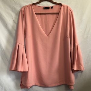 NY&Co | Pink Bell Sleeve Top